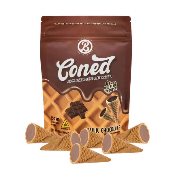 BAKED BAGS CONED - MILK CHOCOLATE