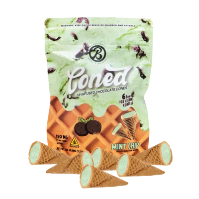 BAKED BAGS CONED - MINT CHIP