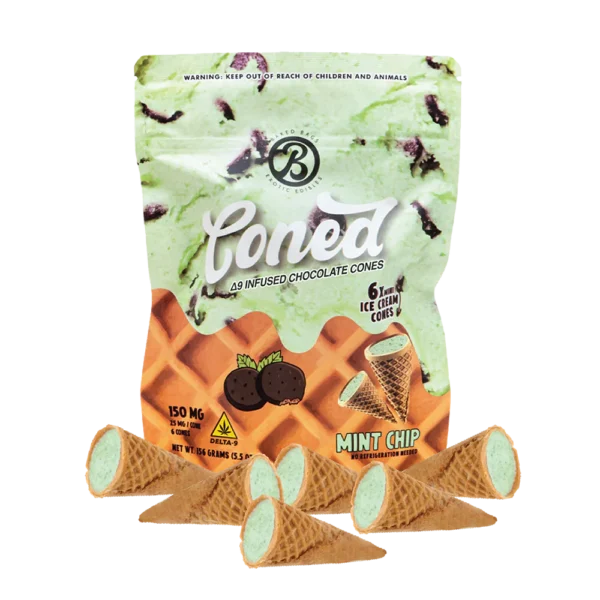 BAKED BAGS CONED - MINT CHIP