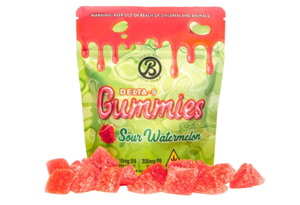 baked bags gummies sour watermelon